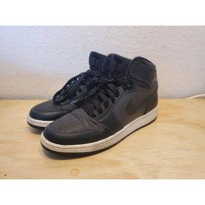 Nike Air Jordan 1 Retro Graphite Black Pink Sail 332148 004 GS size 6Y
